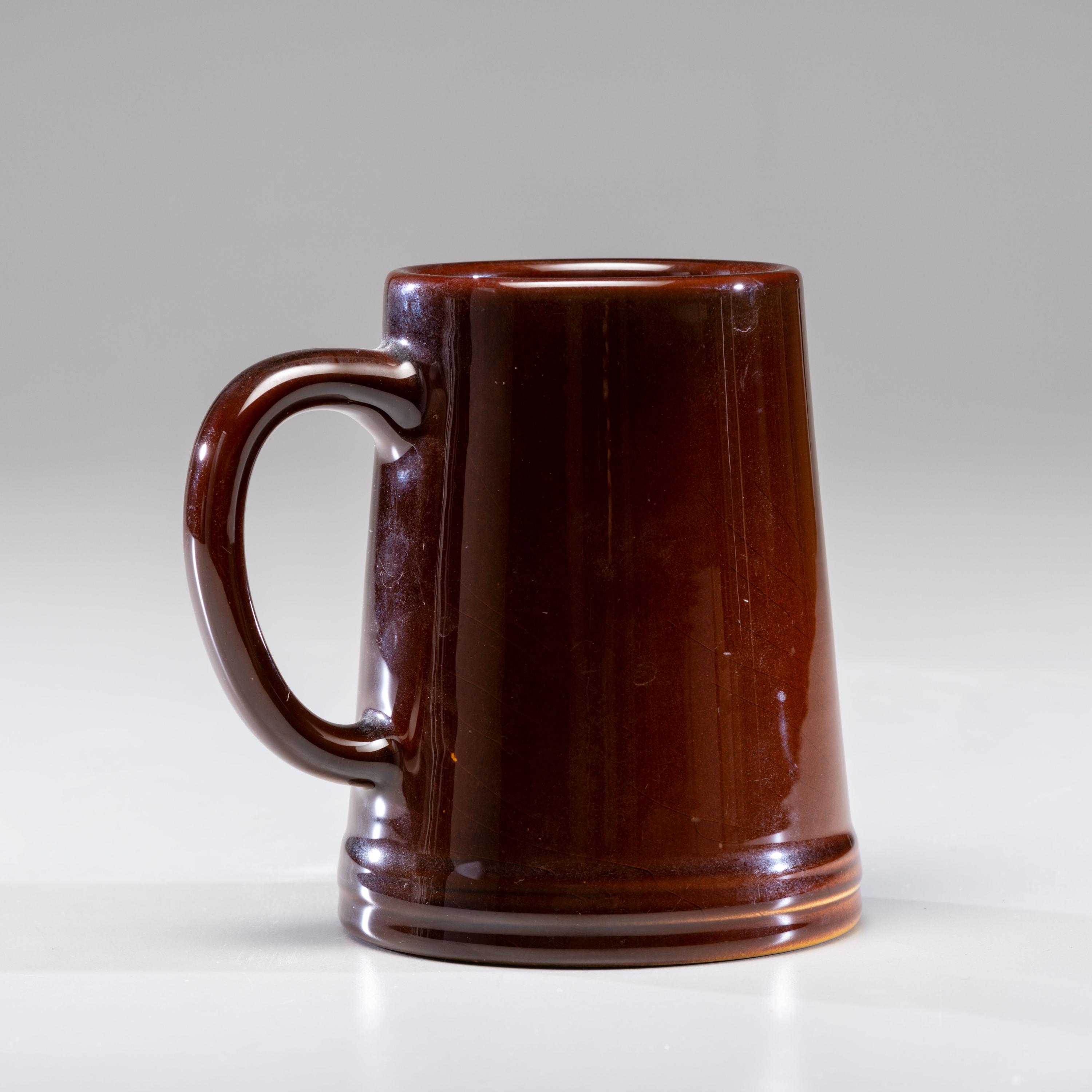 Standard Glaze Mug with Dog, 1902