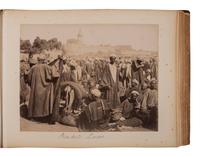 [EARLY PHOTOGRAPHY]. Album containing 96 photographs of Egypt, incl. examples by SEBAH, BONFILS, and BEATO. Ca 1895.