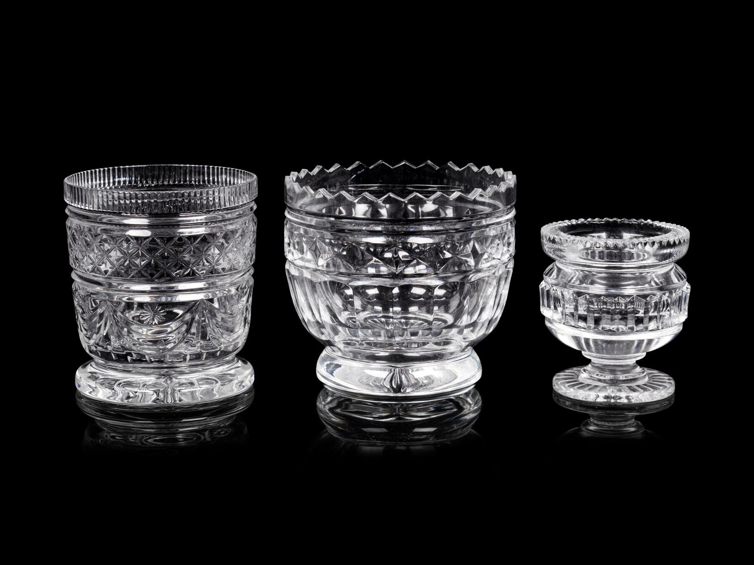 Three William Yeoward Glass Articles