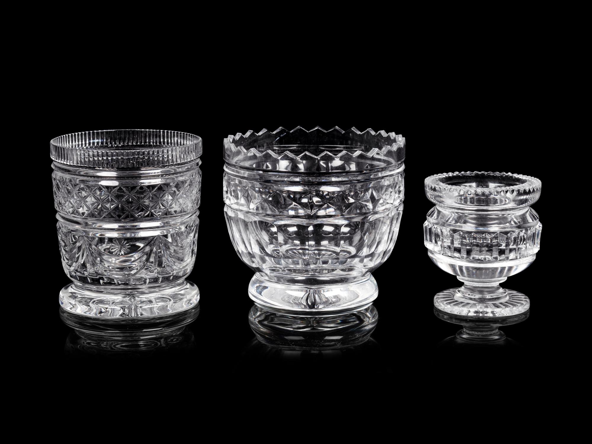 Three William Yeoward Glass Articles