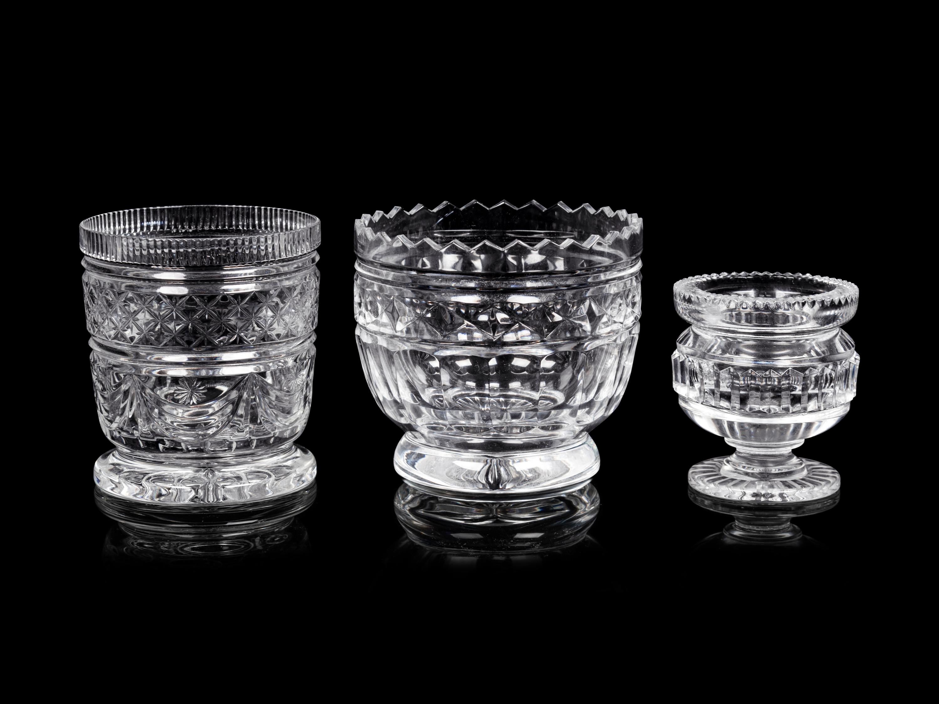 Three William Yeoward Glass Articles