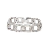 DIAMOND AND WHITE GOLD CONVERTIBLE NECKLACE AND BRACELET