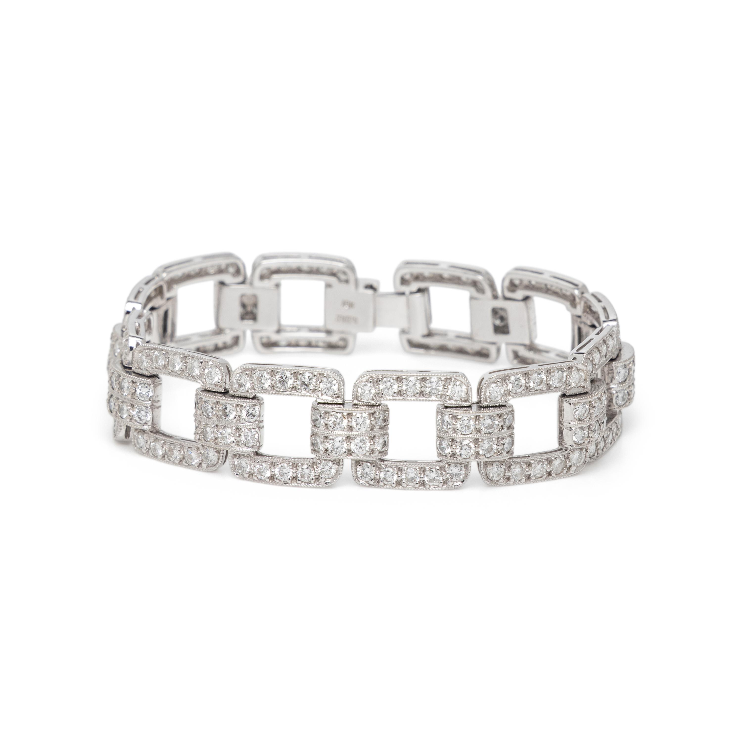 DIAMOND AND WHITE GOLD CONVERTIBLE NECKLACE AND BRACELET