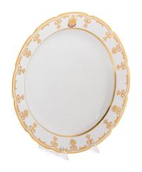 A Nicholas I Imperial Porcelain Factory Serving Platter
