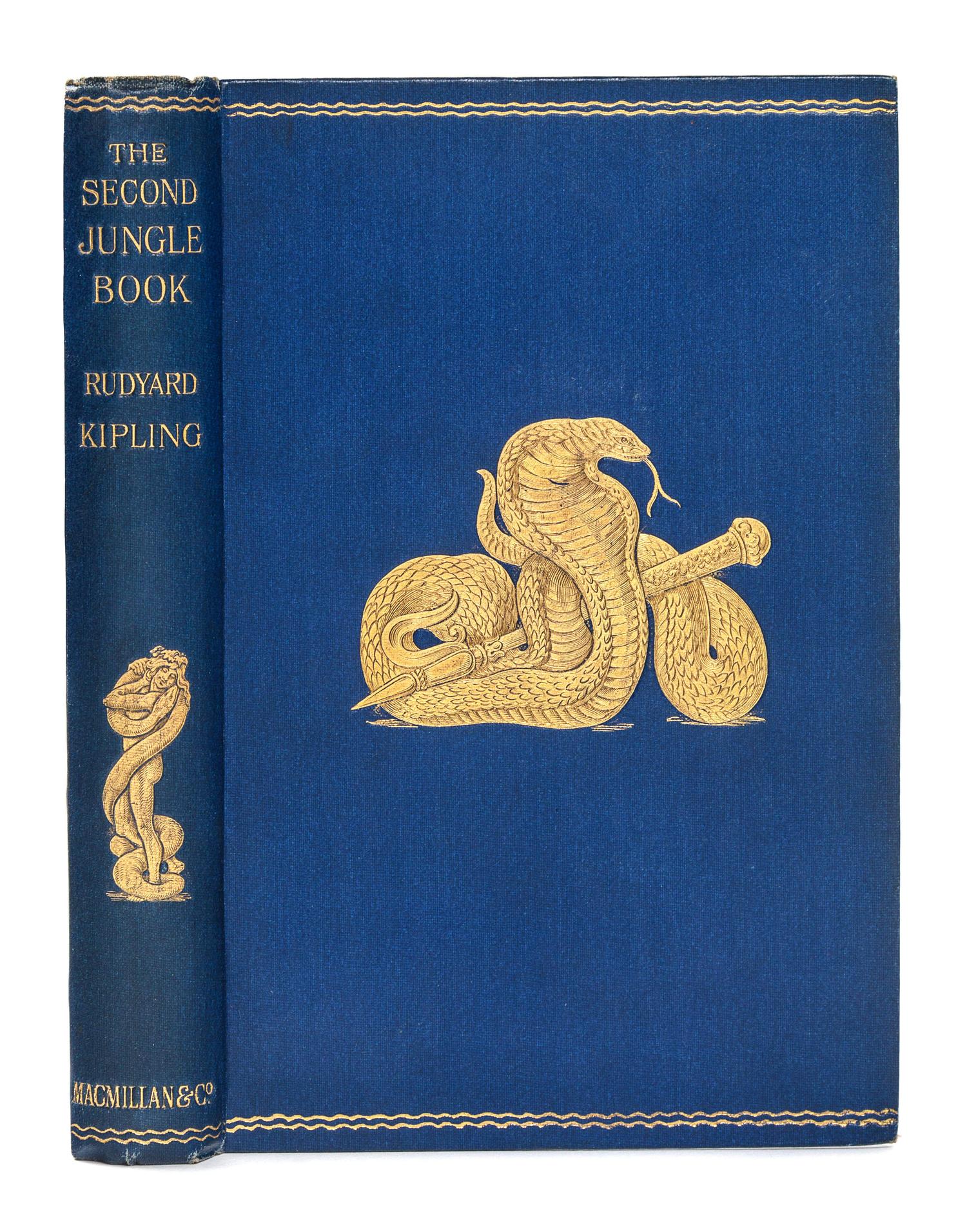 KIPLING, Rudyard (1865-1936). The Jungle Book . -- The Second Jungle Book . London and New York: Macmillan and Co., 1894 and 1895.