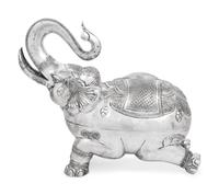 A Large Southeast Asian Silver Elephant
