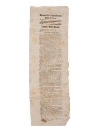 [CIVIL WAR]. Huntsville Confederate Extra . 1 February 1863.