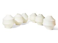 Three Pairs of 'Kimana' Polymer Pendant Lights Designed by VUUE DONATED BY JUAN MONTOYA DESIGN
