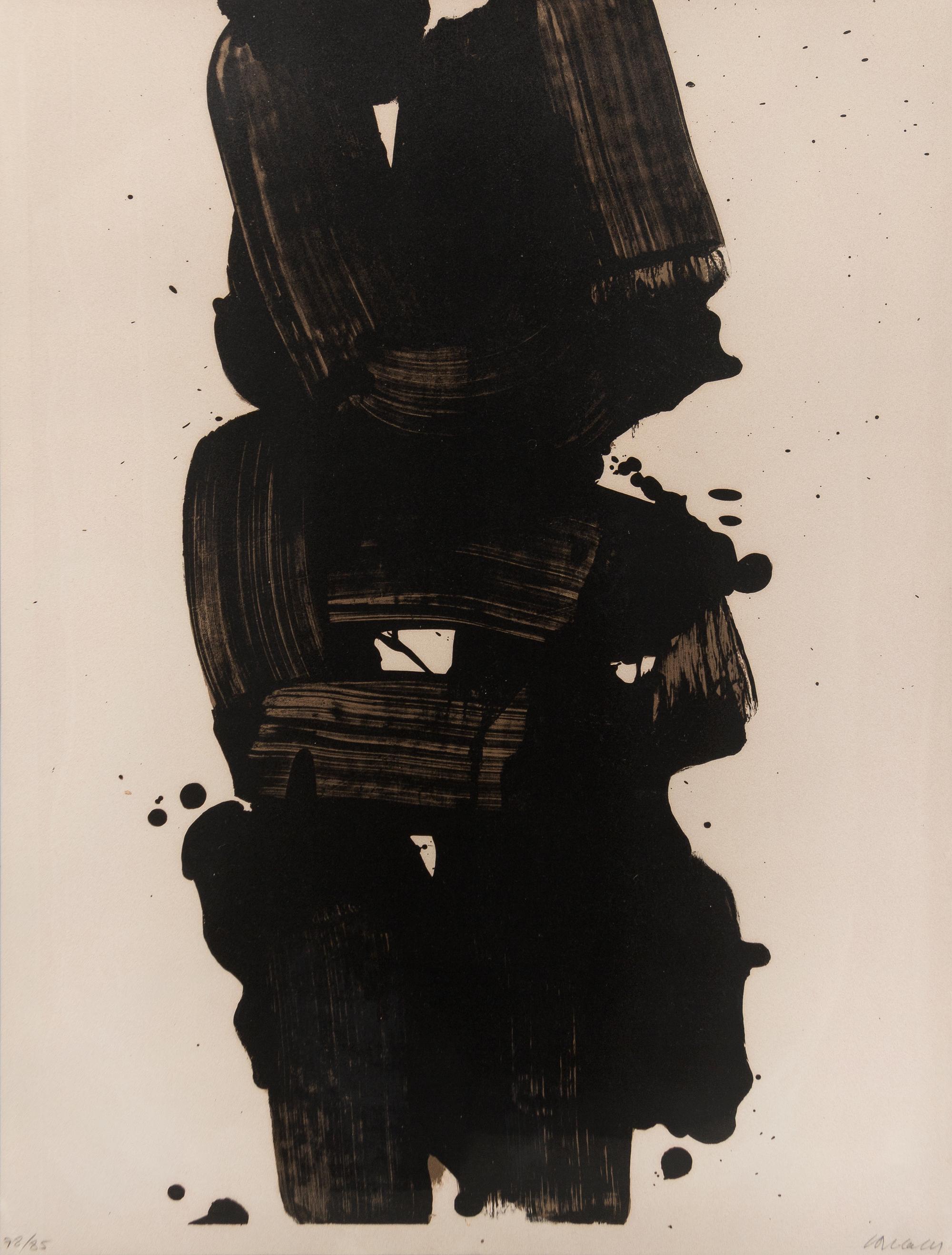 Pierre Soulage, (French, b.1919), Lithographie no. 25, 1969