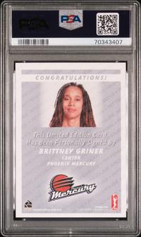 A 2013 Rittenhouse Archives Brittney Griner Signed Autograph Rookie Card (PSA 10 GEM MT; 10 AUTO)