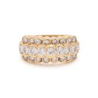 YELLOW GOLD AND DIAMOND RING