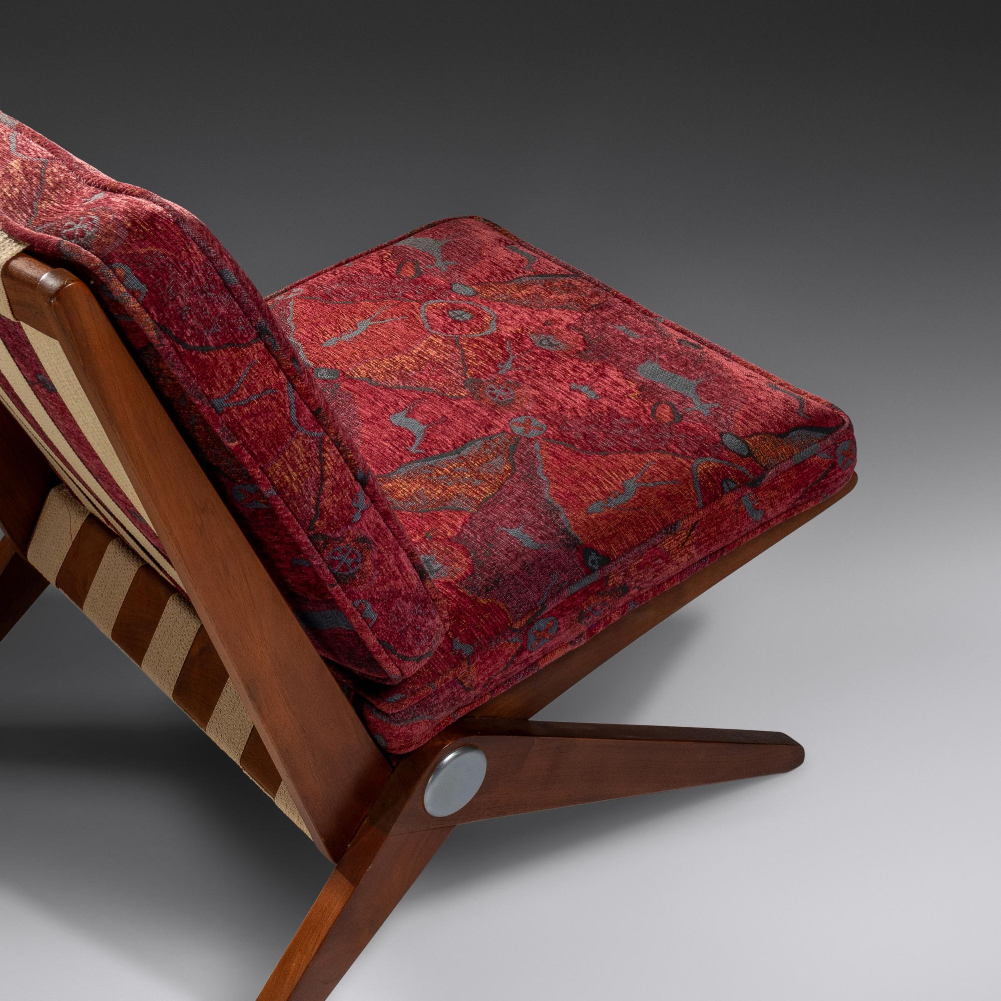 Pair of Scissor Chairs, model 92, c. 1955 Knoll, USA