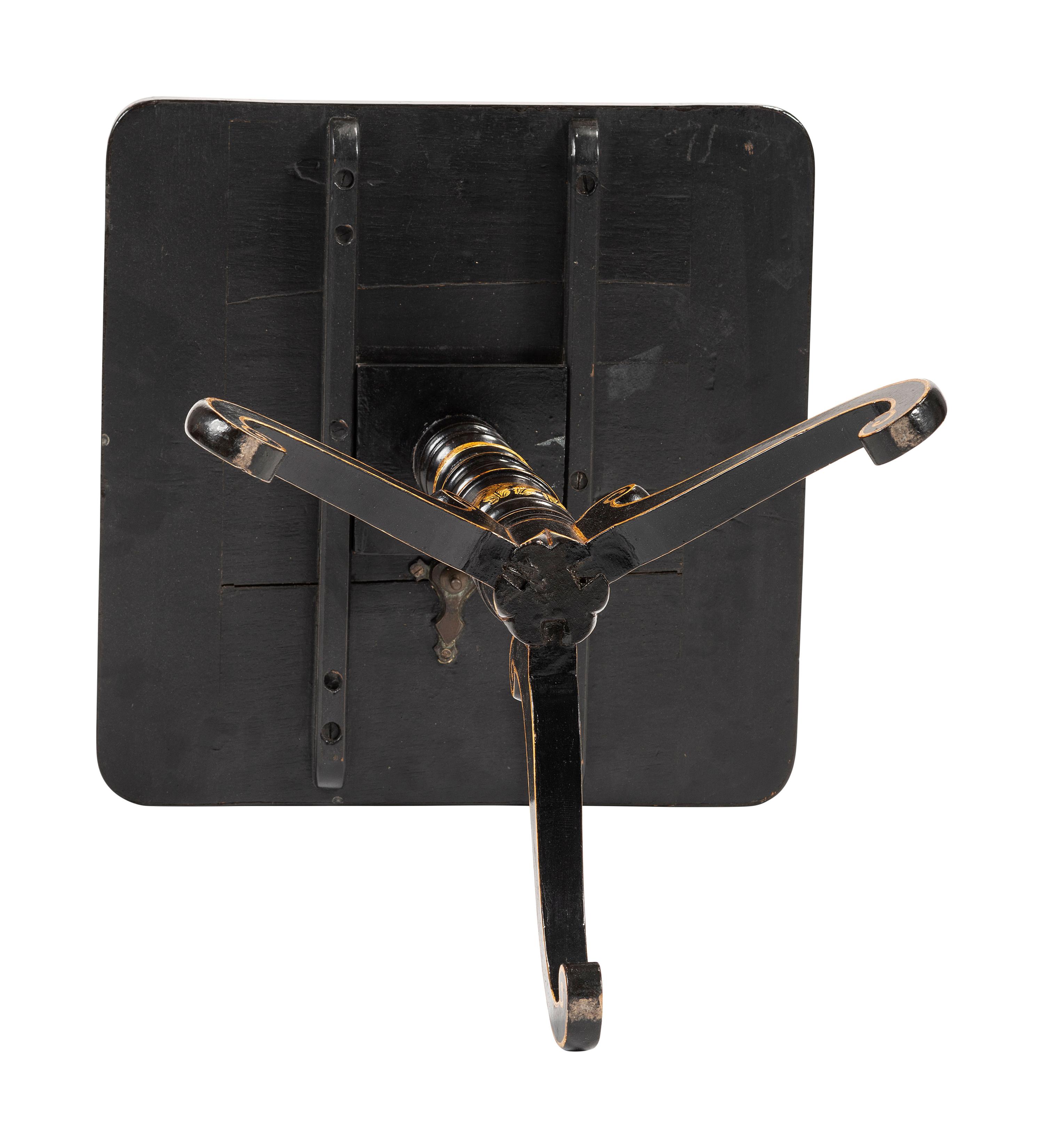 An English Penwork Tilt-Top Table