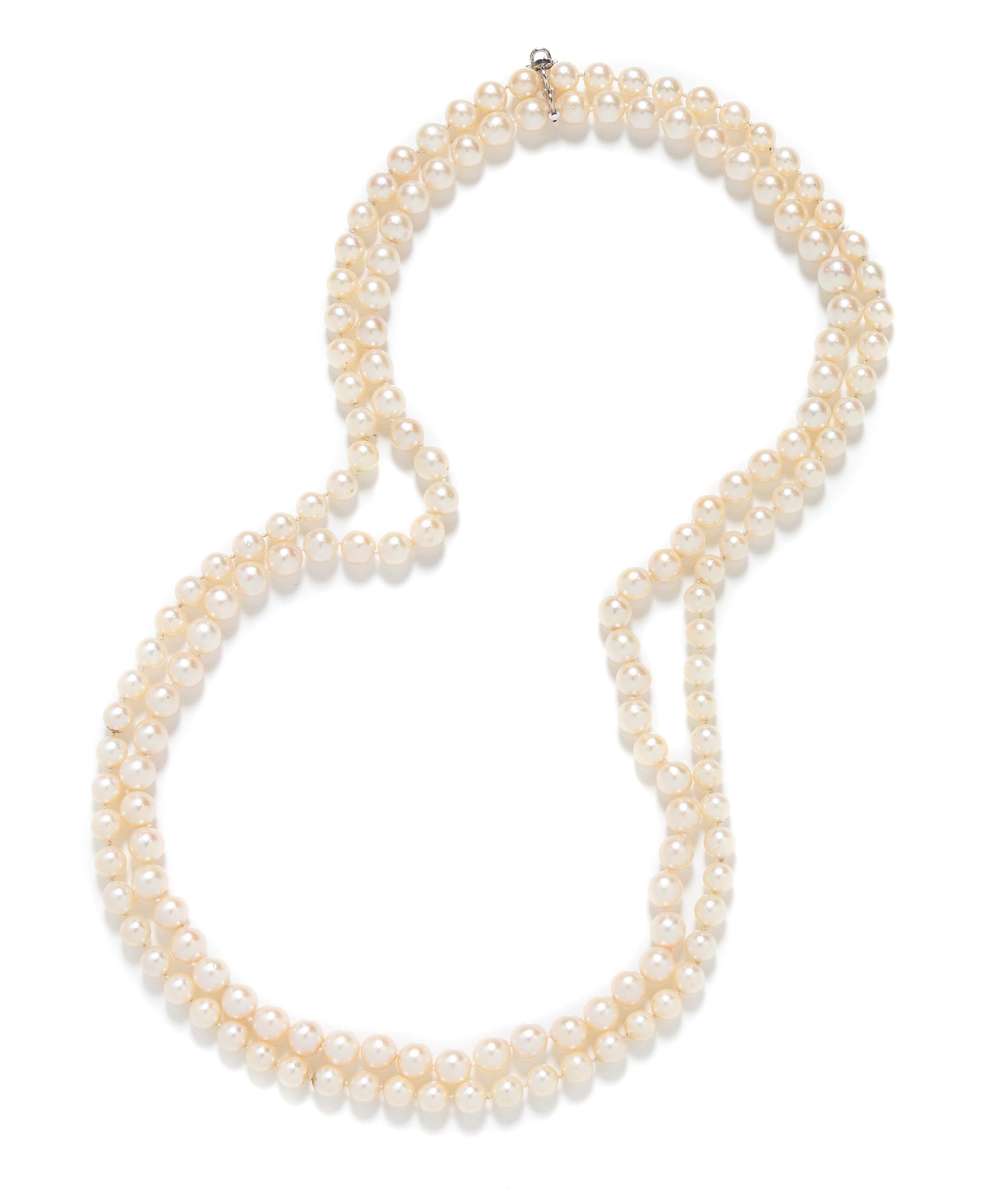 A Collection of Cultured Pearl Necklaces, 97.30 dwts.