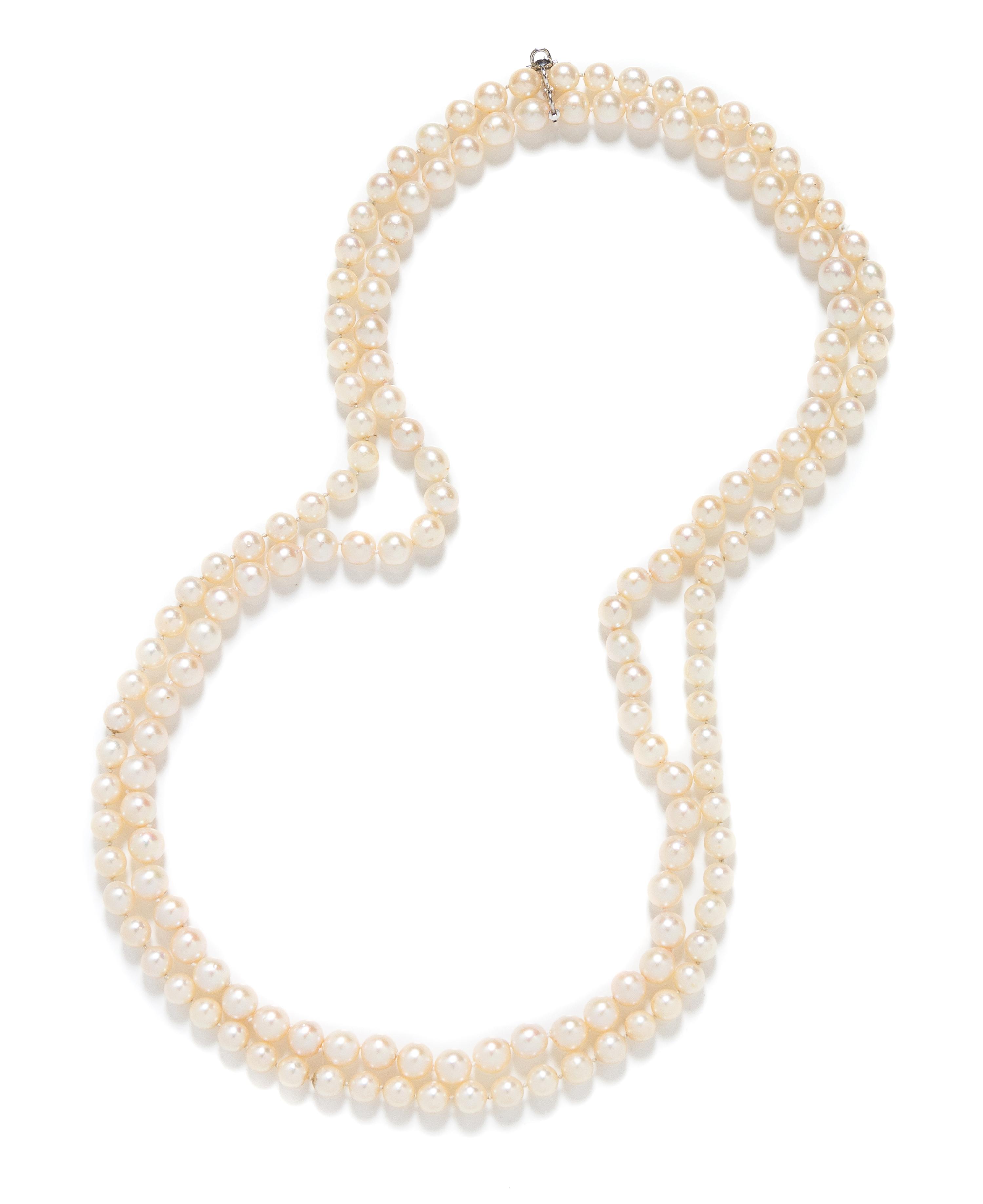 A Collection of Cultured Pearl Necklaces, 97.30 dwts.