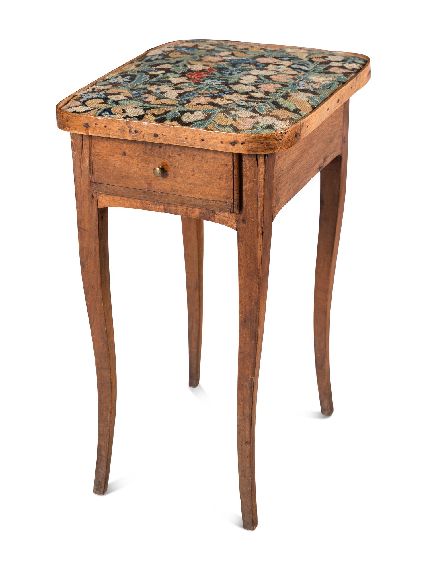 A French Provincial Fruitwood Work Table