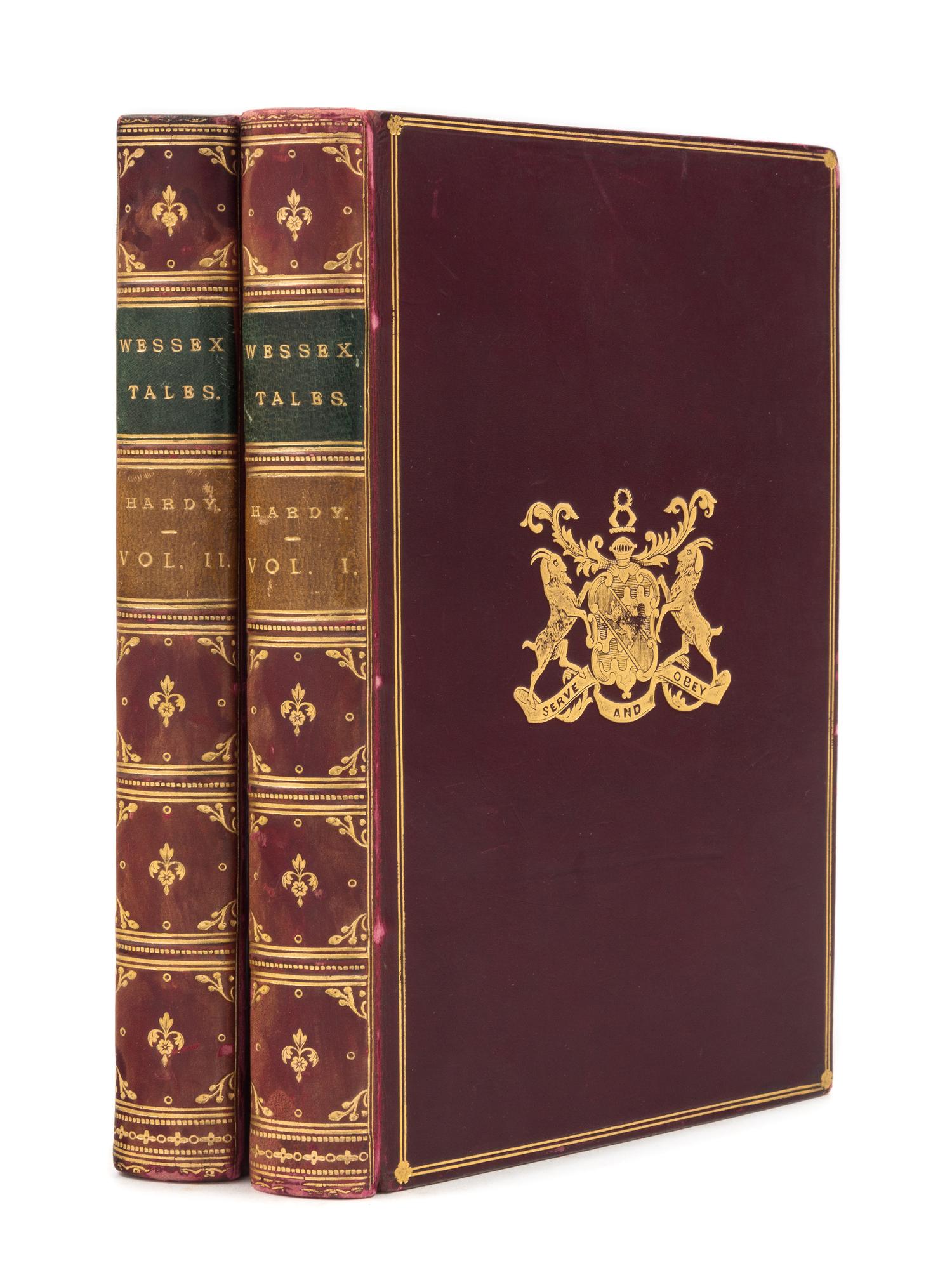 HARDY, Thomas (1840-1928). Wessex Tales. Strange, Lively and Commonplace. 2 volumes. [with] The Dynasts... 3 volumes.