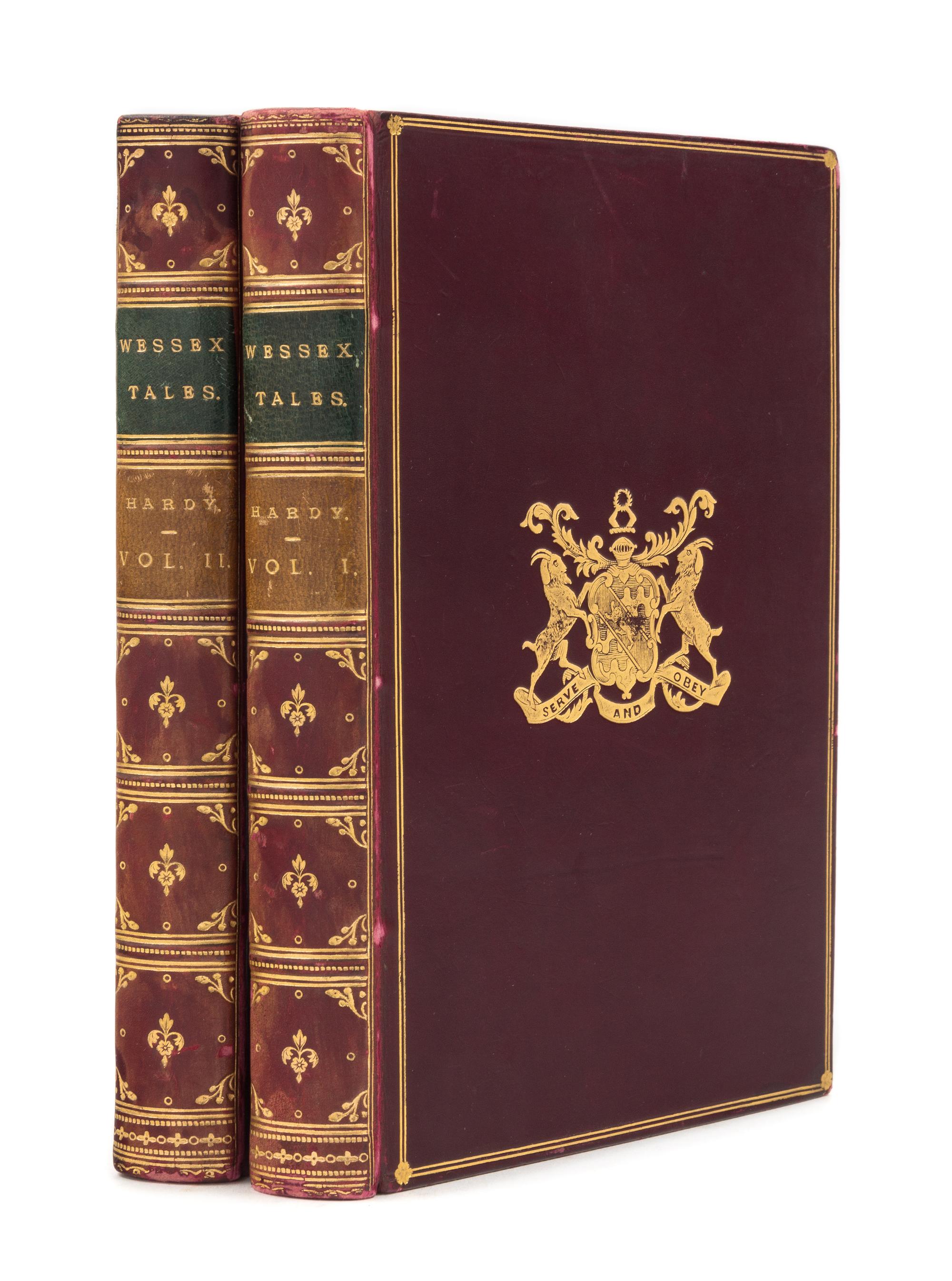 HARDY, Thomas (1840-1928). Wessex Tales. Strange, Lively and Commonplace. 2 volumes. [with] The Dynasts... 3 volumes.