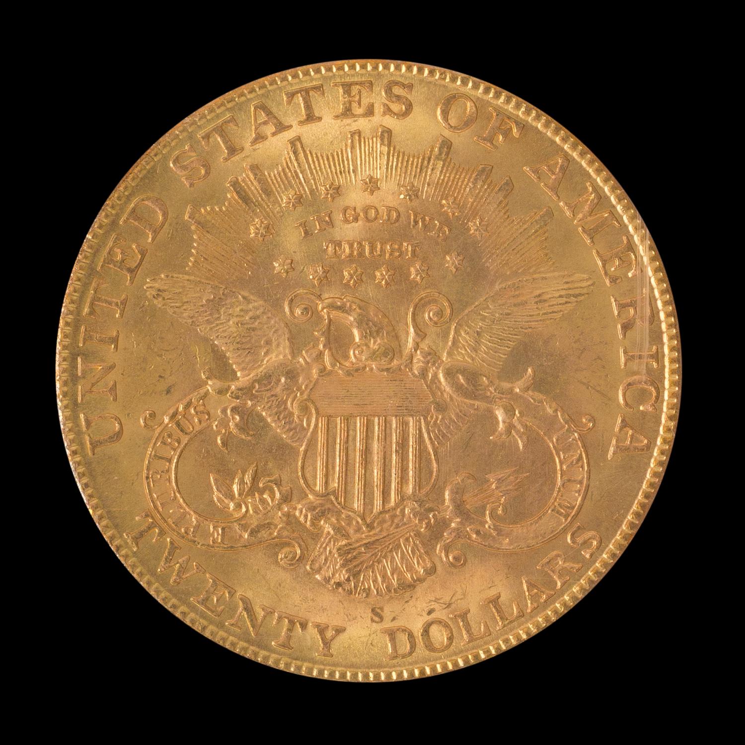 A United States 1904-S Liberty Head $20 Gold Coin