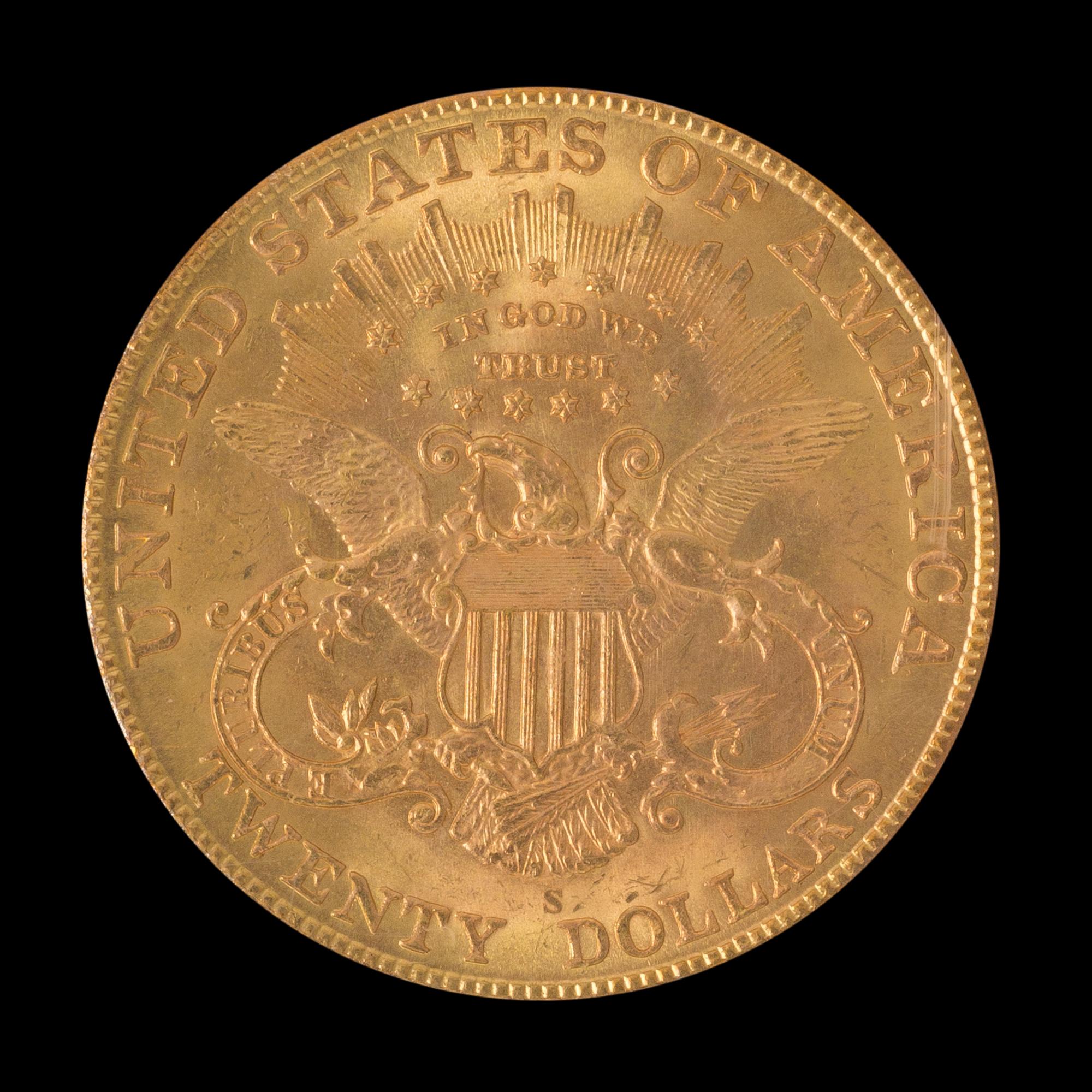 A United States 1904-S Liberty Head $20 Gold Coin