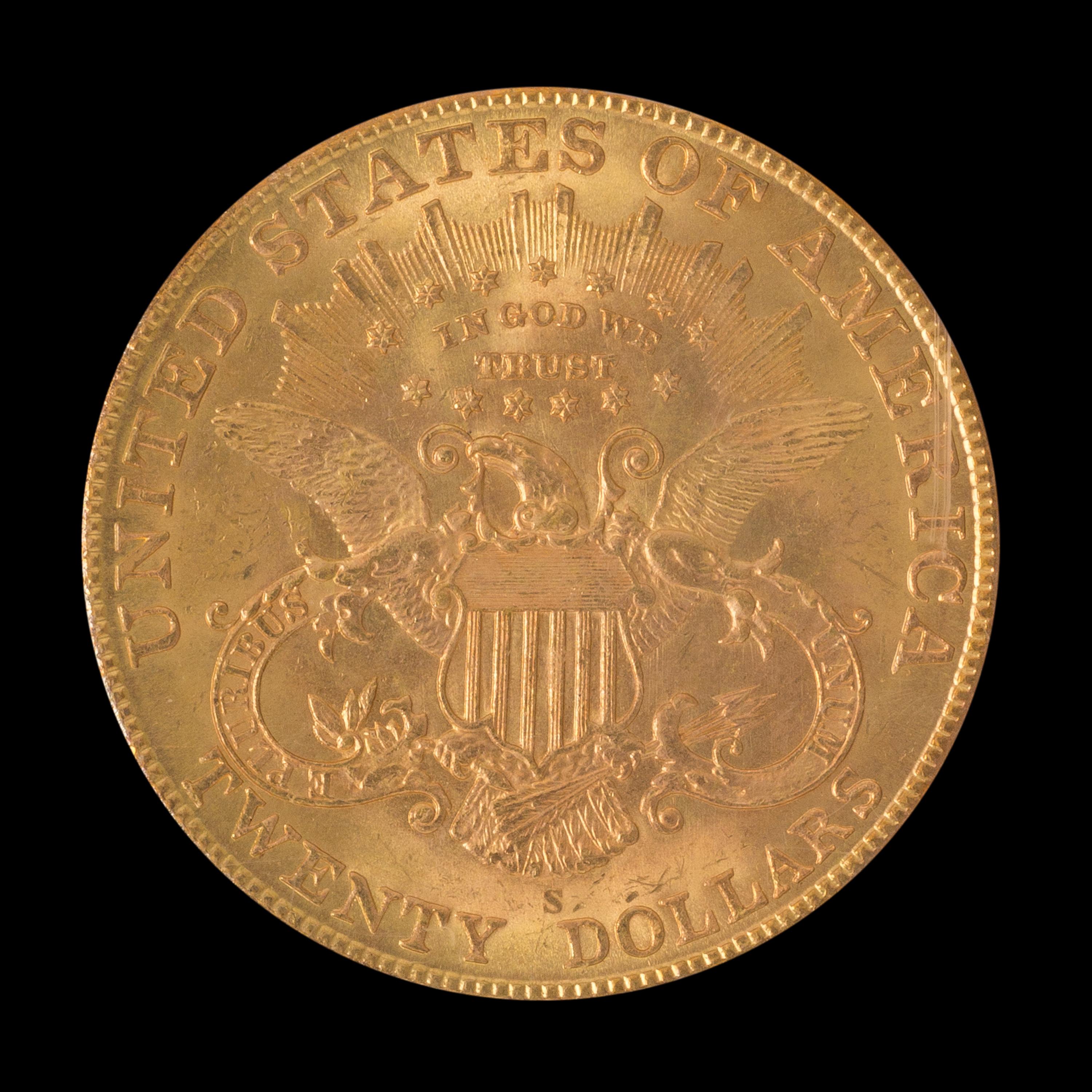 A United States 1904-S Liberty Head $20 Gold Coin
