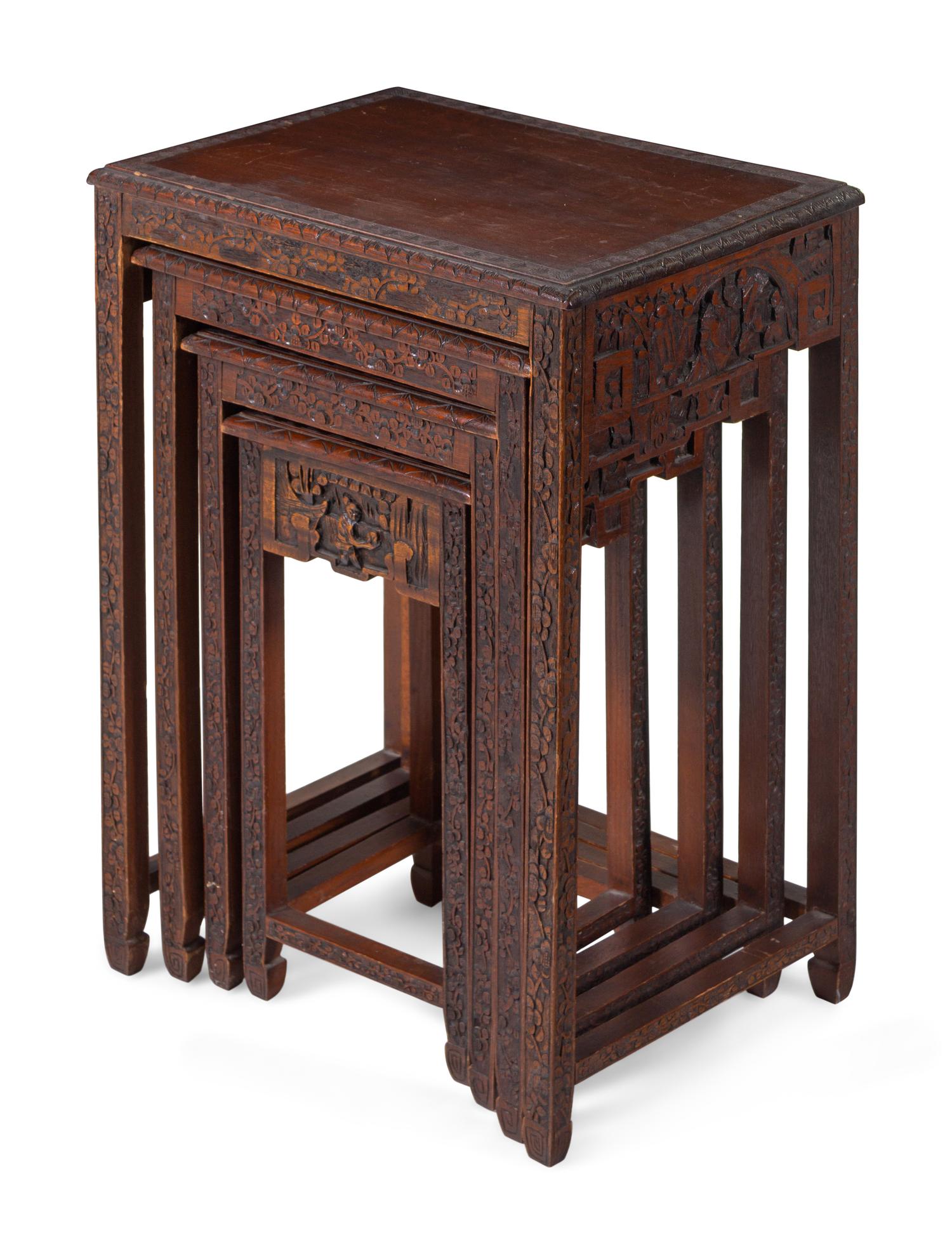 A Set of Four Nesting Tables