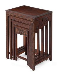 A Set of Four Nesting Tables
