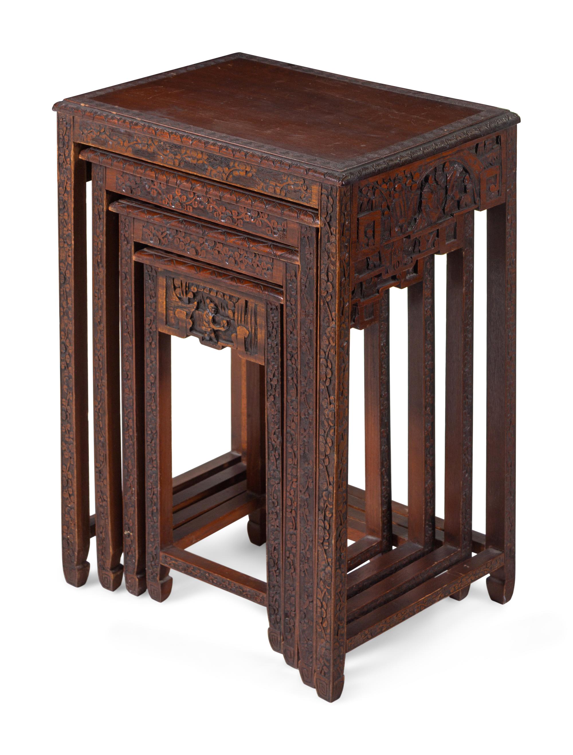 A Set of Four Nesting Tables