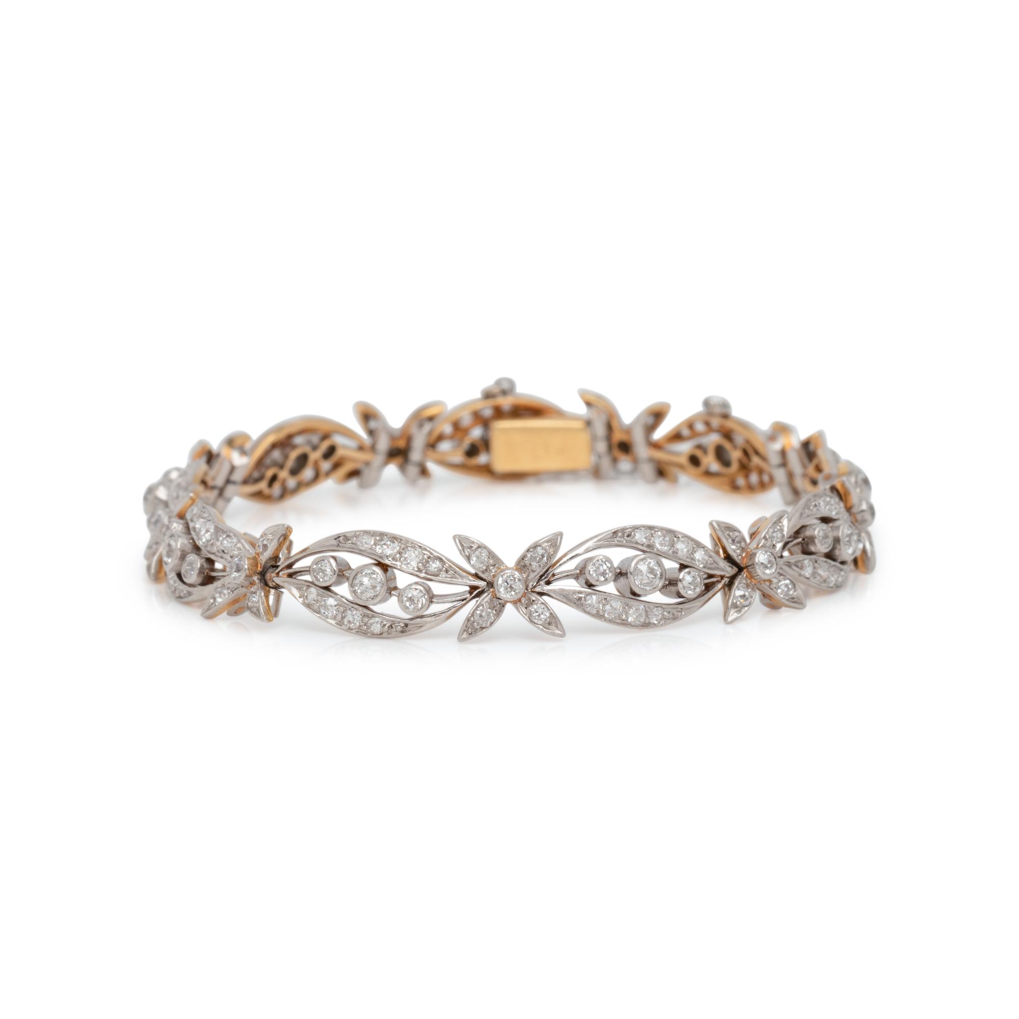 ANTIQUE, DIAMOND BRACELET
