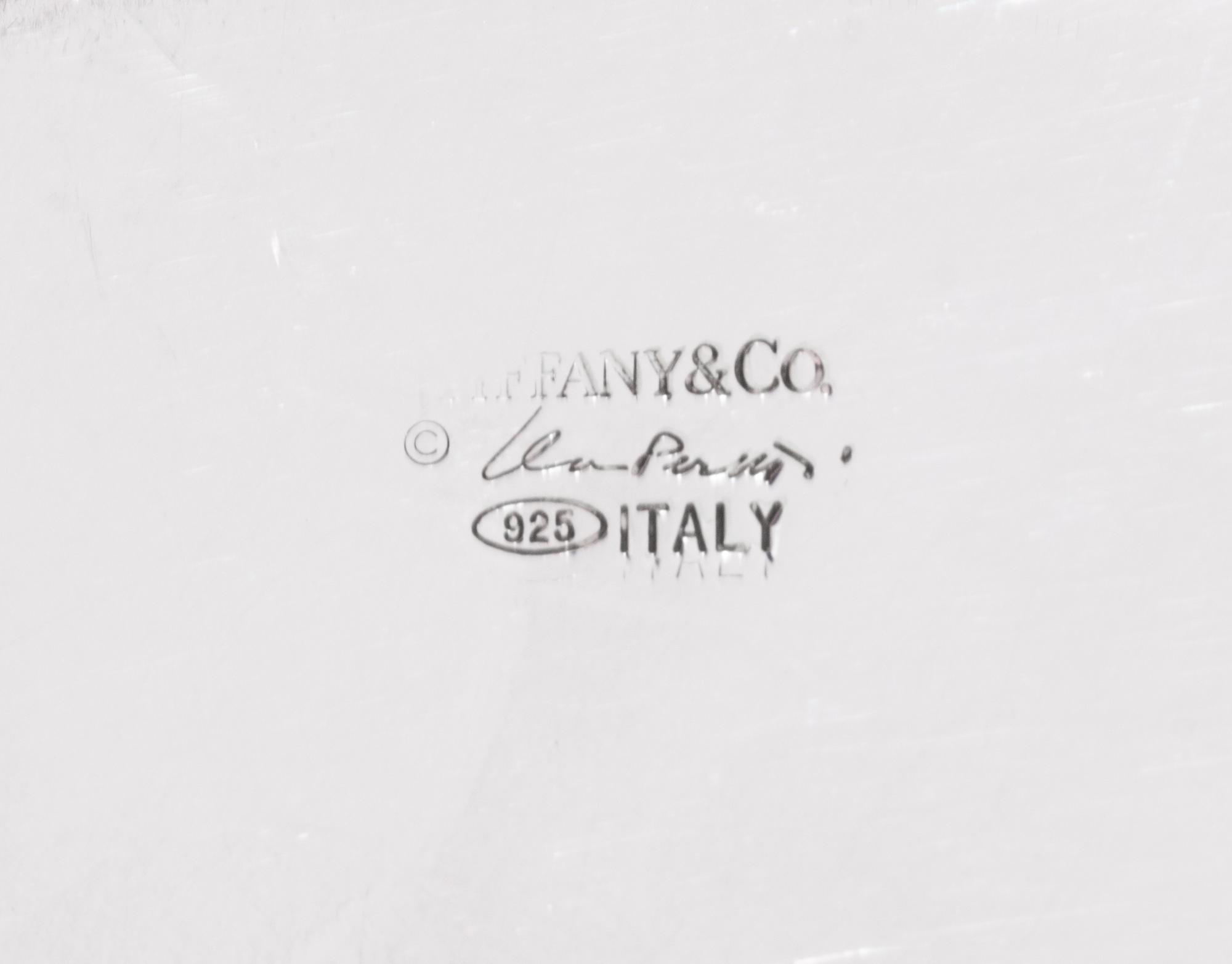 A Silver 'Heart' Box by Elsa Peretti for Tiffany and Co.