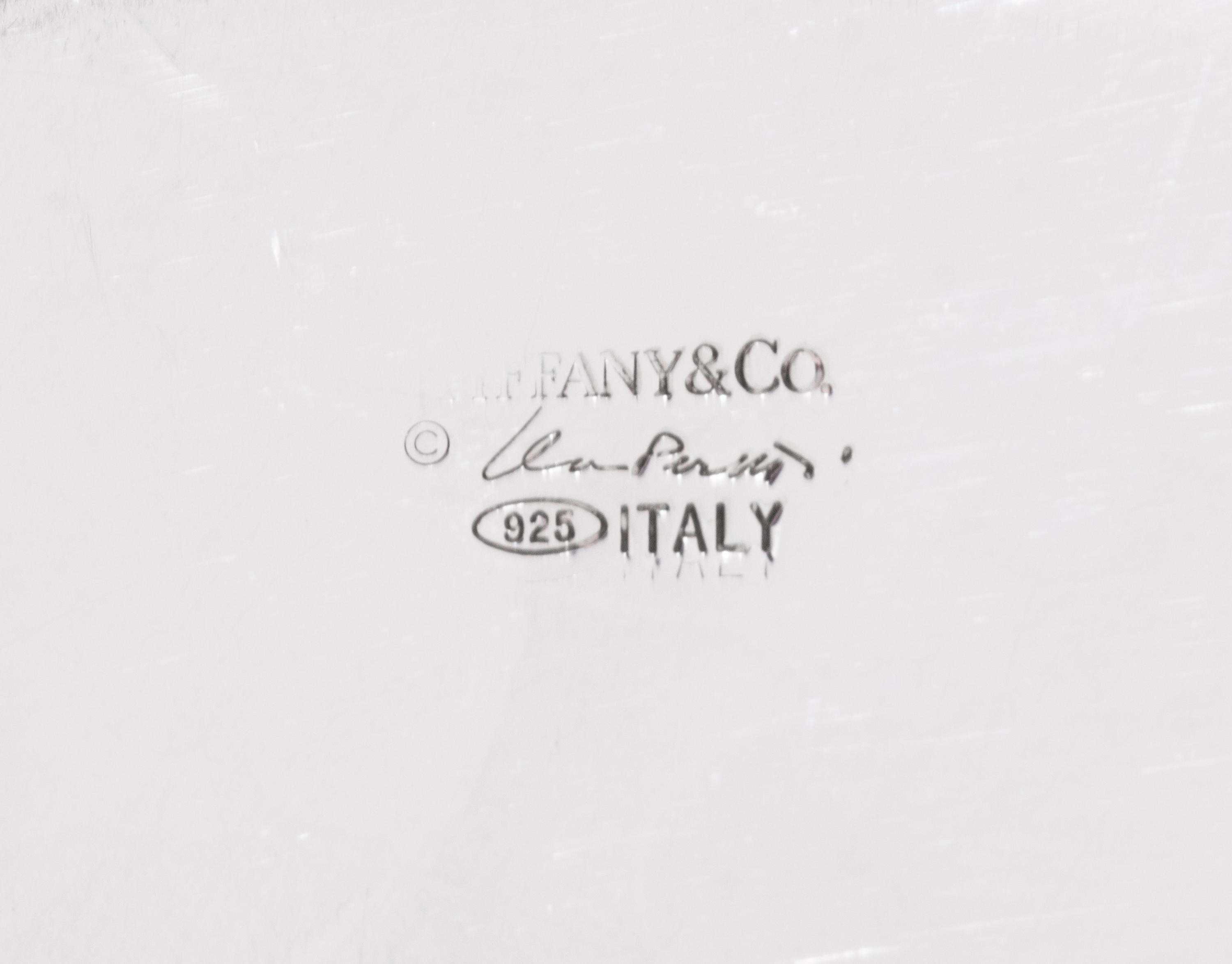 A Silver 'Heart' Box by Elsa Peretti for Tiffany and Co.