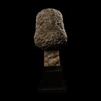 A South Arabian Alabaster Head of a Woman