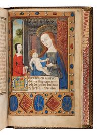 MASTER OF RAOUL DU FOU and JEAN SERPIN (both active Rouen, c. 1480-1520). Book of Hours, use of Rouen, in Latin and French, illuminated manuscript on parchment [France, Rouen, c. 1480-1490]