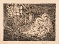 Lauren Ford, (American, 1891-1973), A group of three works: Happy Easter, Nativity, and Plum Pudding