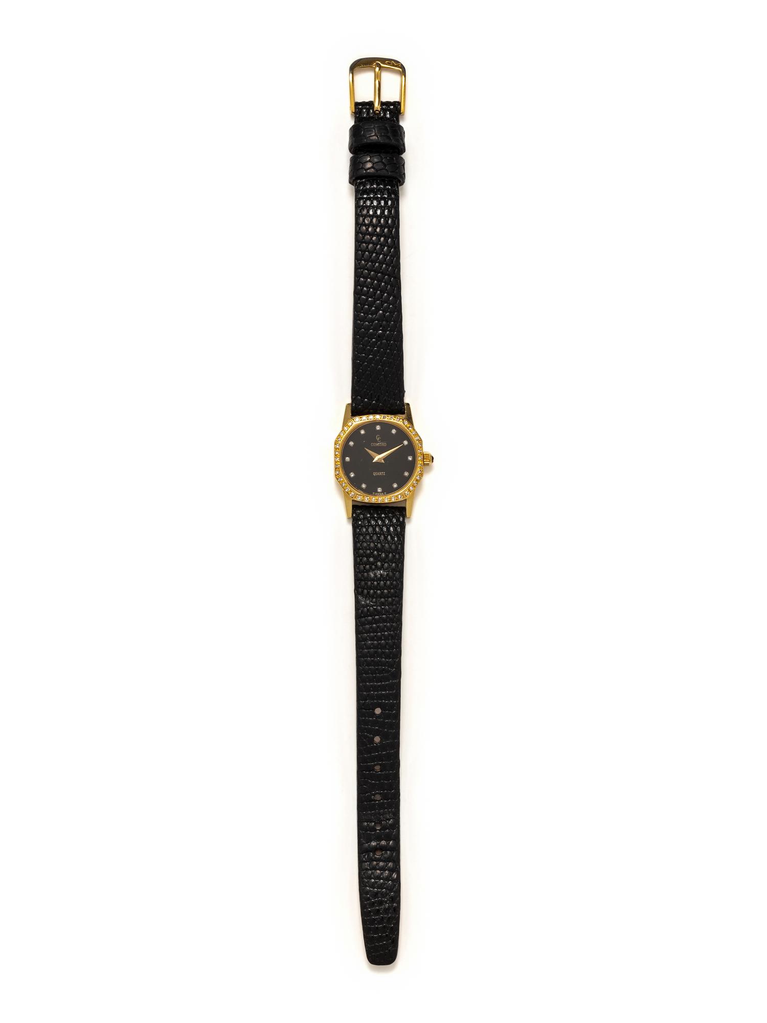 CONCORD, 18K YELLOW GOLD AND DIAMOND WATCH