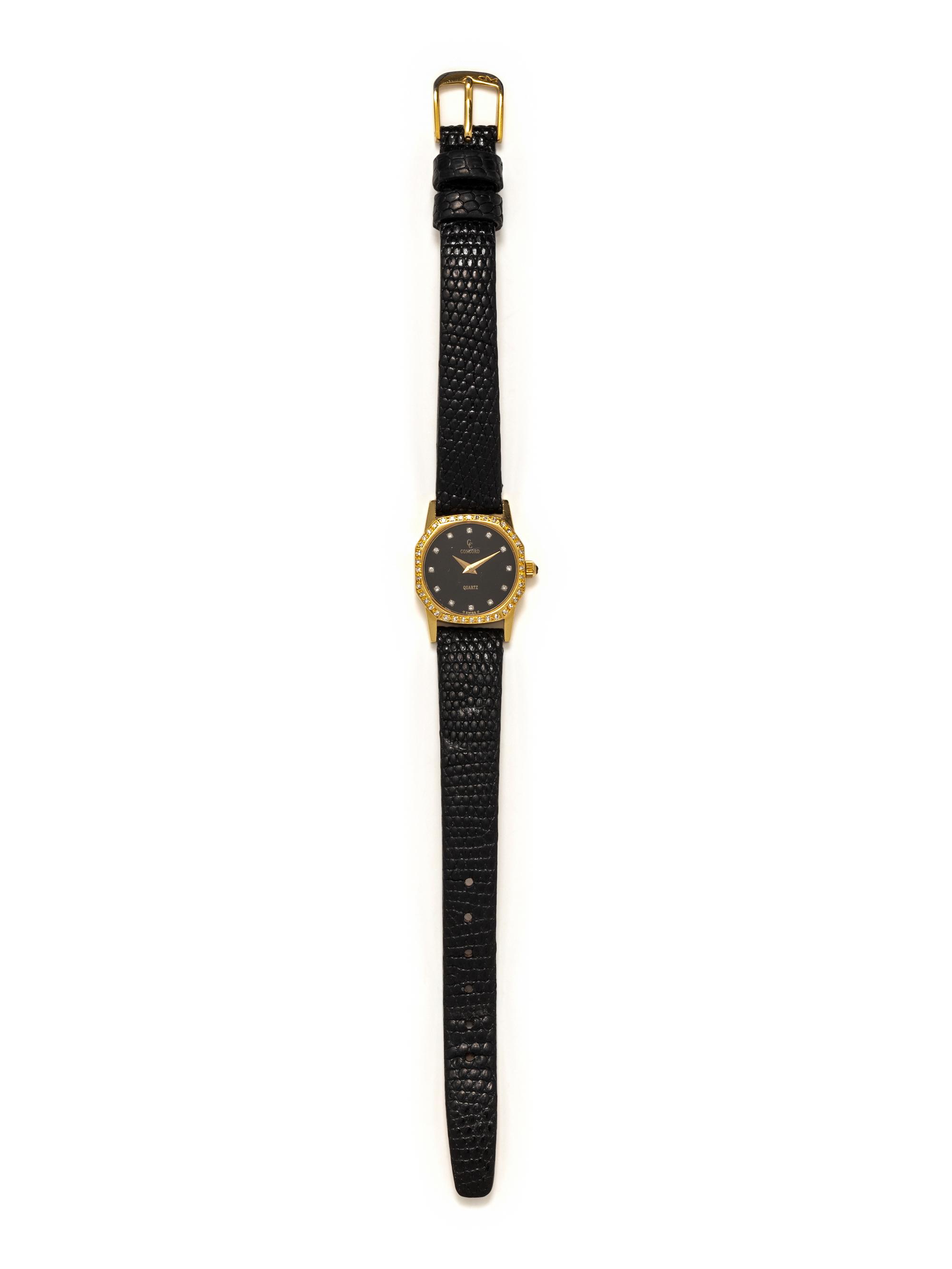 CONCORD, 18K YELLOW GOLD AND DIAMOND WATCH