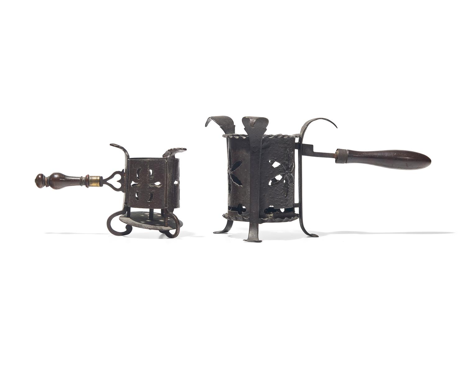 Two Wrought Iron Braziers, French, 18th Century