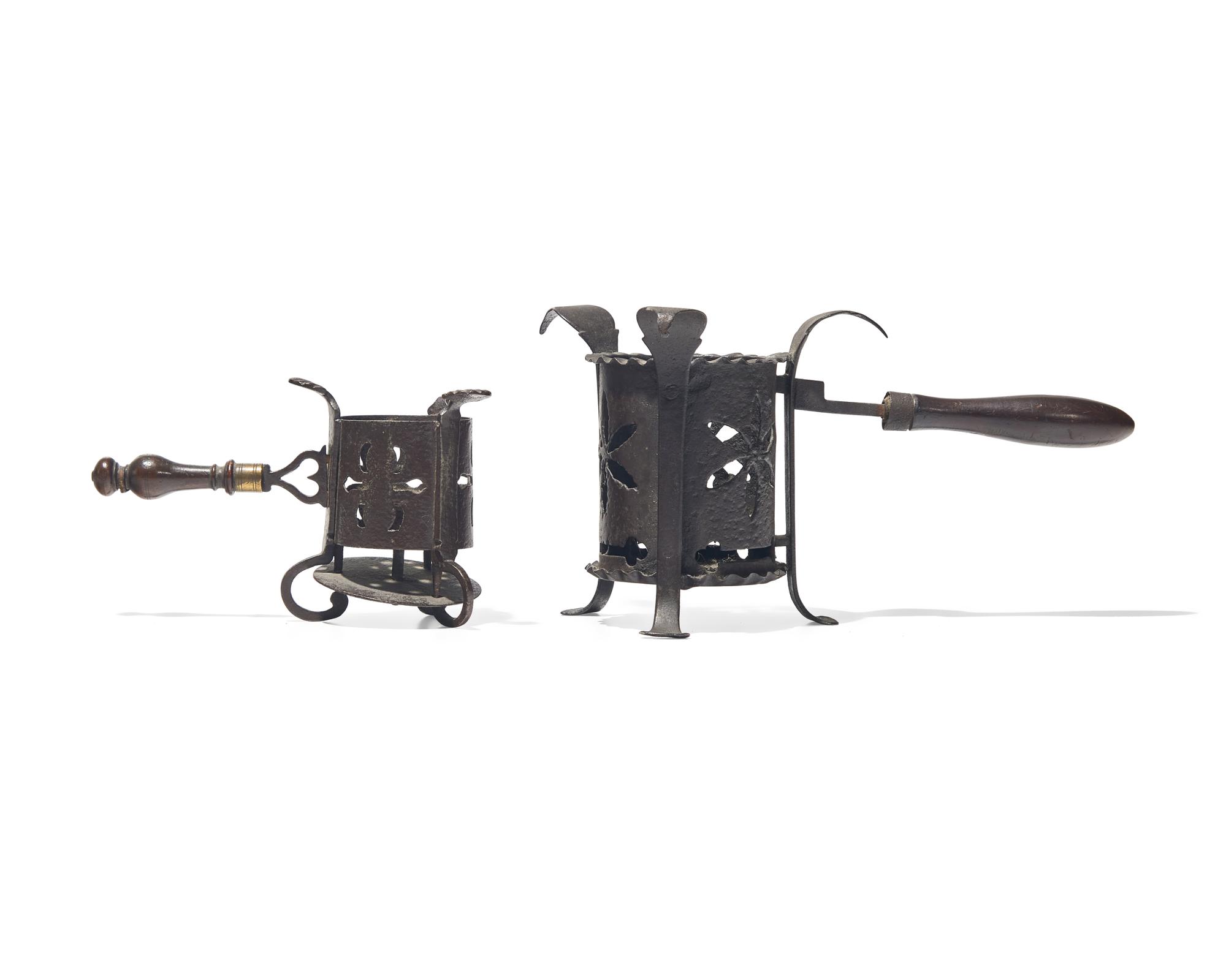 Two Wrought Iron Braziers, French, 18th Century