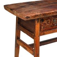A French Provincial Walnut Console Table