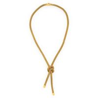 RICCARDO MASELLA, YELLOW GOLD KNOT NECKLACE