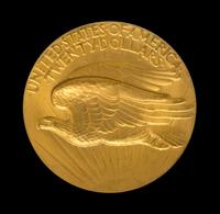 A United States 1907 Saint-Gaudens: High Relief-Wire Edge $20 Gold Coin