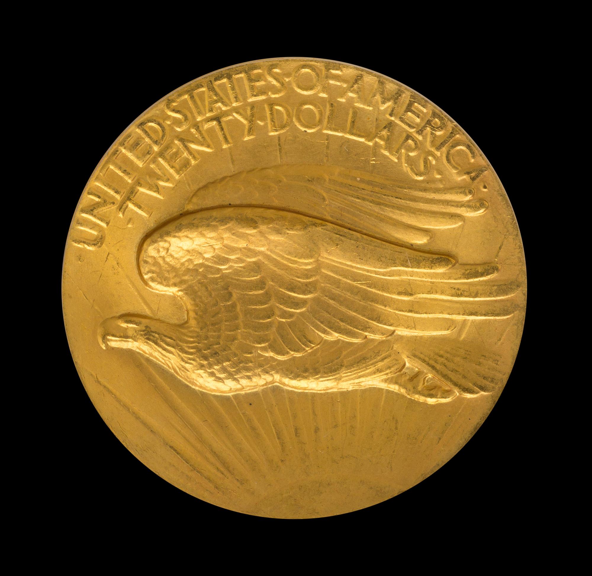 A United States 1907 Saint-Gaudens: High Relief-Wire Edge $20 Gold Coin