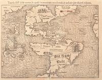 (Munster, Sebastian). Tavola dell'isole nuoue, le quali son nominate occidentali, & indiane per diversi rispetti