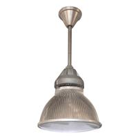 A Set of Eight Holophane Pendant Lights 10" W x 10" D x 21" H — France, Circa 1940