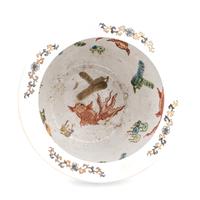 Two Chinese Famille Rose Porcelain Pots