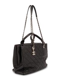 Chanel Black Quilted Caviar Tote, 2018