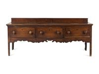 An English Oak Welsh Dresser Base