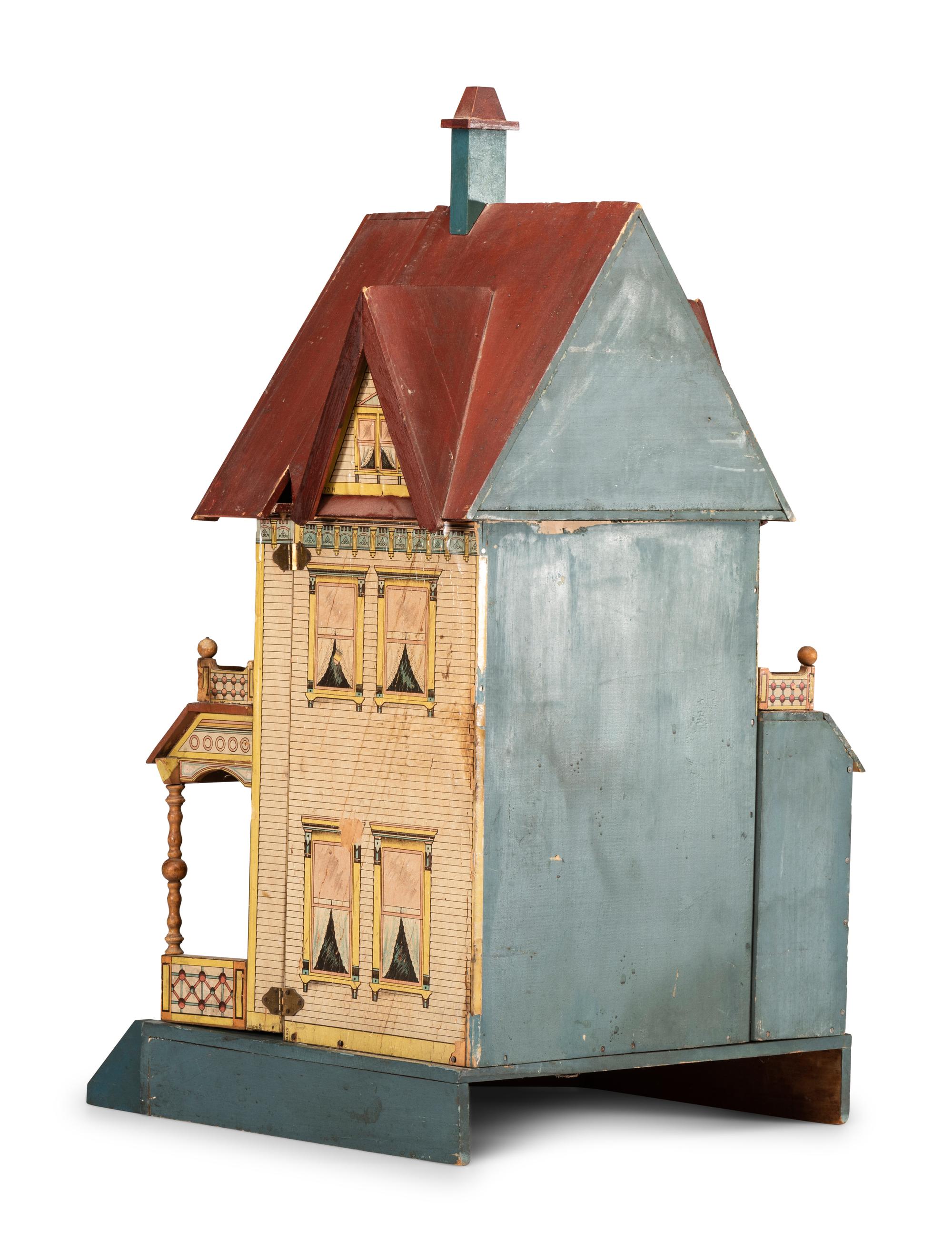 A Large R. Bliss Manufacturing Dollhouse