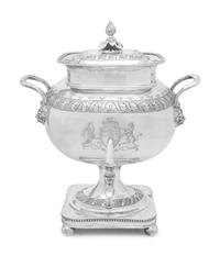An Irish George III Silver Tea Urn