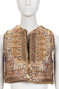 Two Regional Embroidered Pieces: One Vest, One Jacket